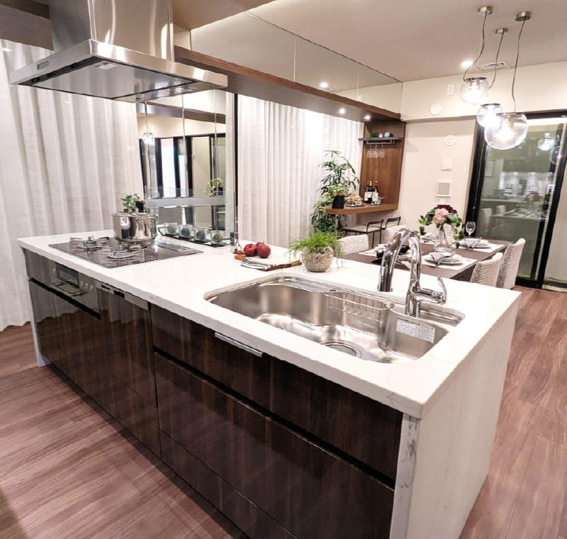 オープンキッチン・フラット天板＆側板