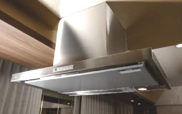 マントル型ステンレスレンジフード